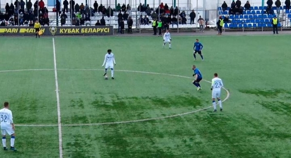 Брестское  «Динамо» проиграло первый матч 1/4 финала кубка Беларуси