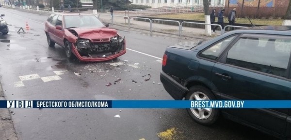 В Пинске произошло жесткое ДТП