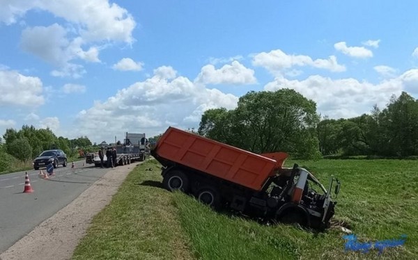 Подробности ДТП в Брестской области с участием двух грузовиков