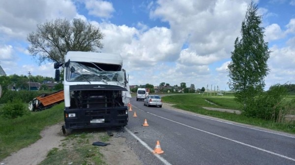 Подробности ДТП в Брестской области с участием двух грузовиков