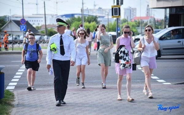 Регулирование, скоростное маневрирование, медподготовка: в Барановичах выбирают лучших сотрудников ДПС страны