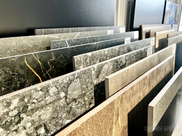 Прогулялись по «Квадратному метру» и удивились изобилию. Современная керамическая плитка по низким ценам в дискаунтере на Кирова, 48 в Бресте