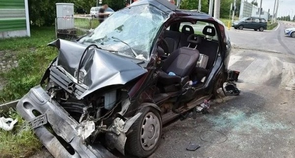 Белорус устроил серьезную аварию в Бяла-Подляске