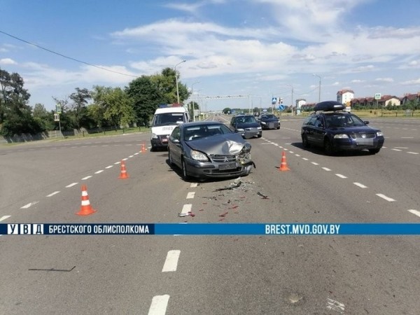 На въезде в Брест произошло ДТП. Подробности