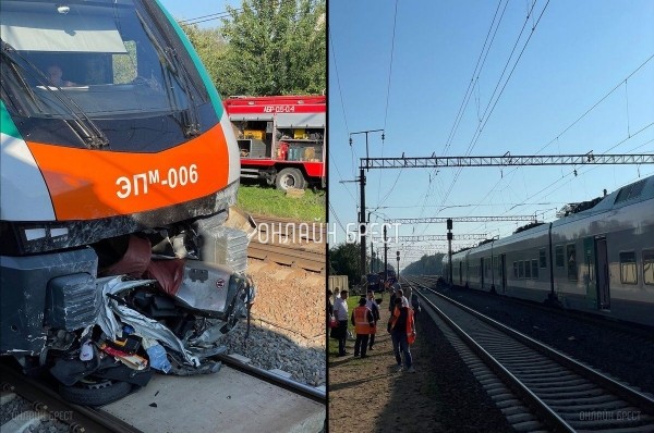 Поезд врезался в легковушку в Брестской области. Стали известны подробности