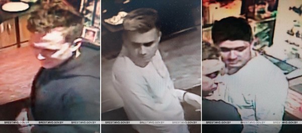 В Бресте милиция ищет трёх посетителей бара на Машерова