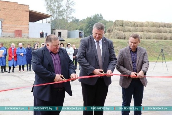 Молочно-товарная ферма торжественно введена в строй в Ковнятине (Брестская область)