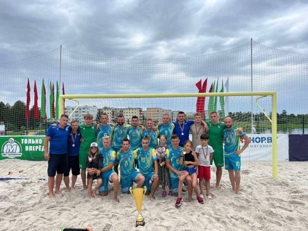 «Брест-Волга» - серебряный призер чемпионата Беларуси по пляжному футболу