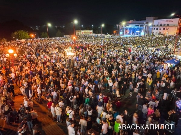 Праздничным фейерверком завершился второй день празднования Дня города Бреста