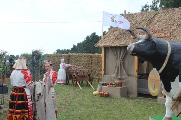 Дискотека, лазерное шоу, красочный фейерверк. Смотрите, как в Пинском районе прошел гастрономический и экологический фестиваль «Полесский вьюн»