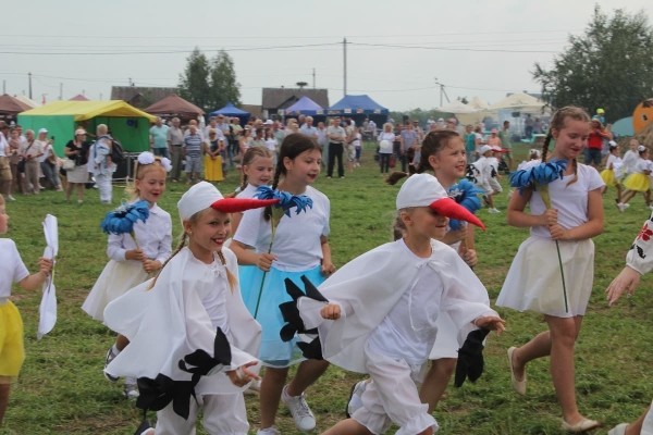 Дискотека, лазерное шоу, красочный фейерверк. Смотрите, как в Пинском районе прошел гастрономический и экологический фестиваль «Полесский вьюн»