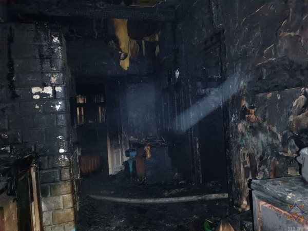 В Пружанах произошел пожар в жилом доме