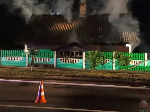 В Пружанах произошел пожар в жилом доме