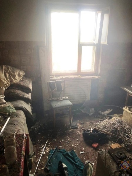 В Ивацевичском районе горела квартира