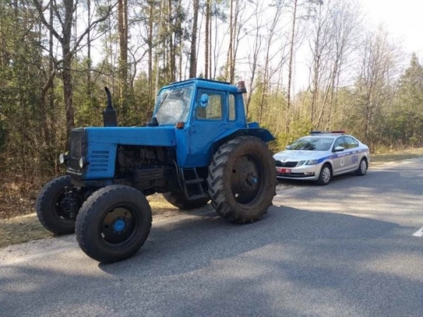 В Брестской области задержали тракториста с 2,6 промилле алкоголя