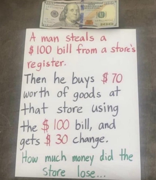 В сети завирусилась загадка о воровстве. Миллионы пытались, но не смогли ее решить