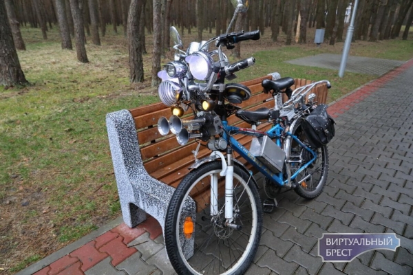 Брестчанин собрал необычный электровелосипед. Немцы оценили его в 4 тыс. евро