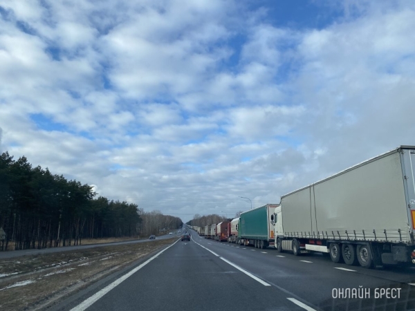 Как изменилось число фур на выезд из Беларуси после 9 апреля. Данные Госпогранкомитета Беларуси