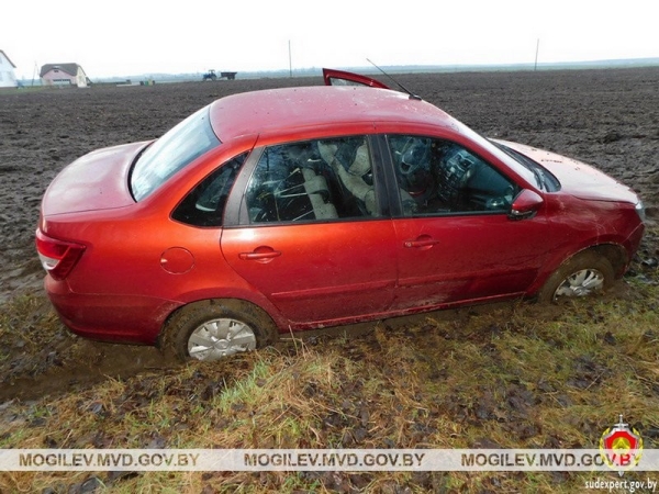 Пьяный житель Брестской области с другом угнали авто и пытались его сжечь